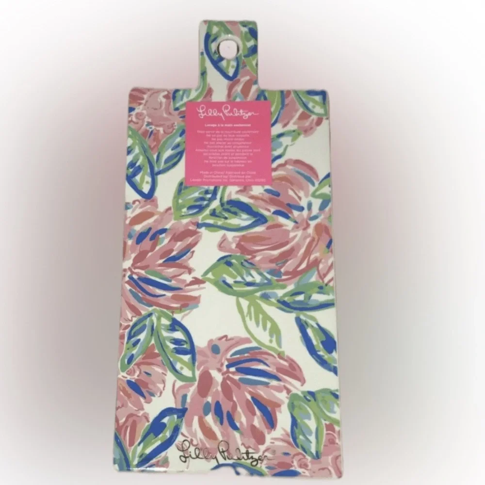 Lilly Pulitzer tray charcuterie